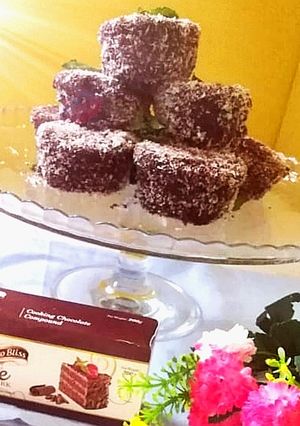 A picture of Lamingtons.