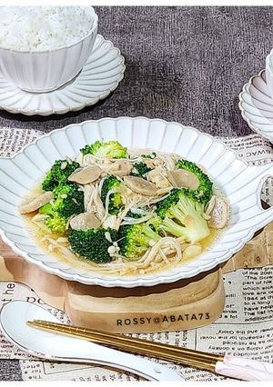 Foto resep Brokoli Jamur Enoki Saus Tiram