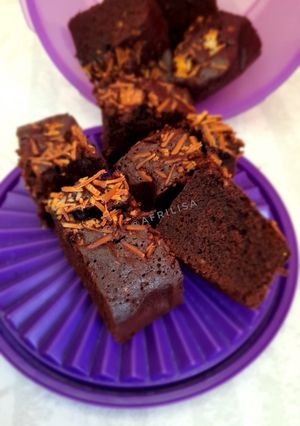 Foto resep Choco Cheese Chewy Brownies