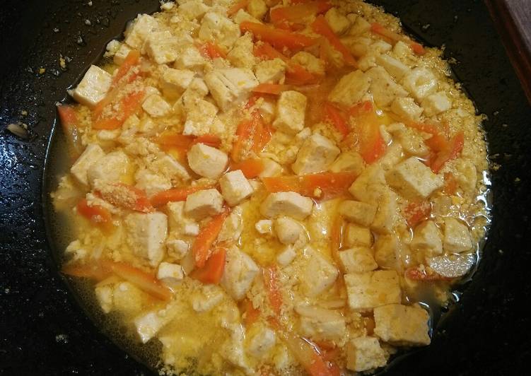 Resep Orak arik tahu mentega yang Bisa Manjain Lidah