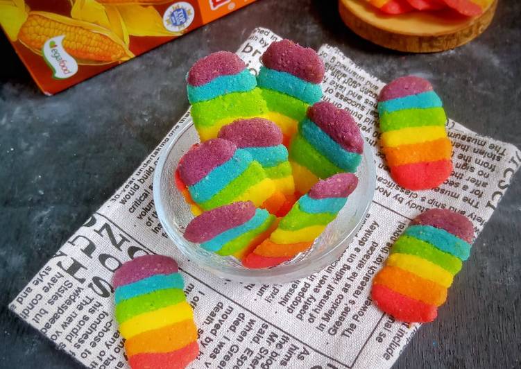 Langkah Mudah untuk Membuat Lidah Kucing Rainbow, Lezat Sekali