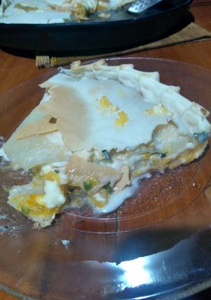 Una foto de Tarta de calabaza y roquefort de Yamila