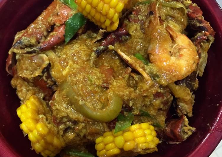 Resep Kepiting saos padang ala rsto crab😆 yang Bikin Ngiler