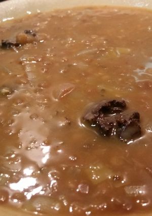 Foto principal de Lentejas con morro de cerdo y verduras