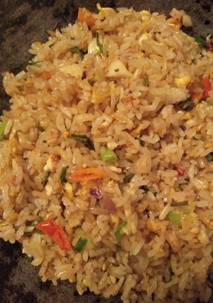 Foto resep Nasi goreng daun bawang