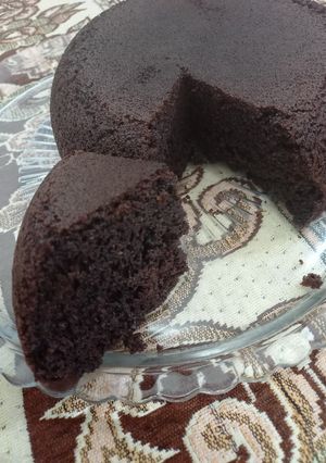 عکسی از دستور کیک کاکائویی با شیرکاکائو
