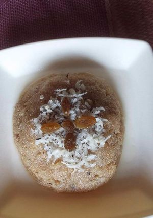 A picture of Fresh Cream Semolina Halwa.