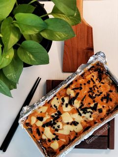 Foto resep Spicy Salmon Mentai Rice