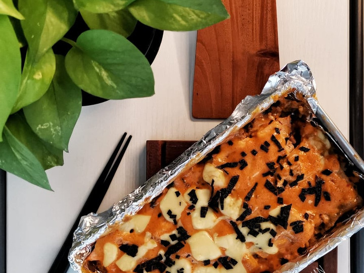 Resep Spicy Salmon Mentai Rice Anti Gagal