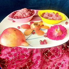 A picture of Pomegranate granita.