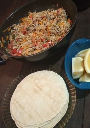 Una foto de Tacos de pollo