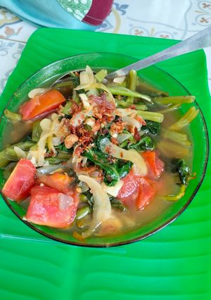 Foto resep Cah kangkung kuah simple