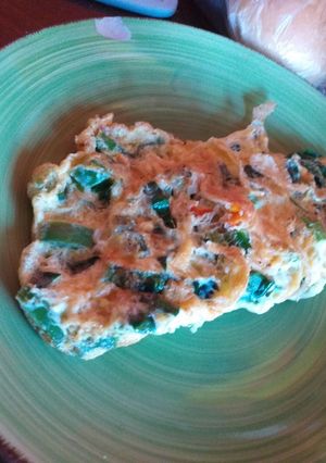 Una foto de Tortilla verde