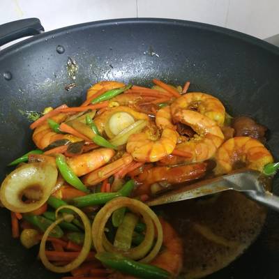 Resipi Udang Goreng Kunyit Mommy Oleh Nobody S Business Cookpad