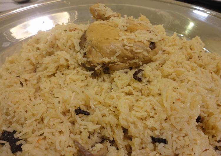 بولاو بالدجاج الهندي - Indian Chicken Pulao من مطبخ ماجد