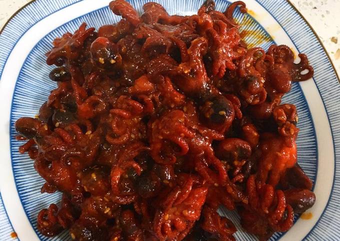 Resipi Stir Fry Octopus Bajet Korea Oleh Wanie Cookpad