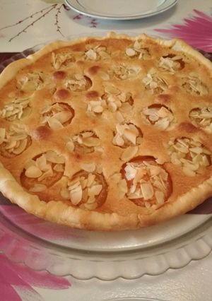 Une photo de Tarte Abricots/Amandes