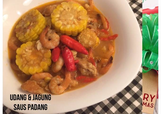 UDANG, JAGUNG SAUS PADANG