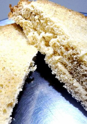 A picture of How to make aata bread in oven.