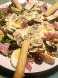 Una foto de Ensalada rápida y sorprendente, para cenar