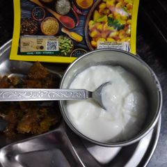 A picture of Fried pumpkin with magic masala.