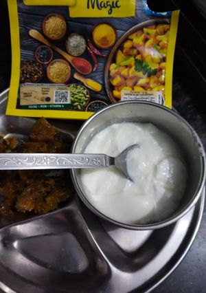 A picture of Fried pumpkin with magic masala.