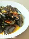 Clochinas o mejillones en salsa Valenciana 