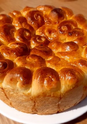 Foto resep Brioche fleur d'oranger (Roti susu aroma bunga jeruk)