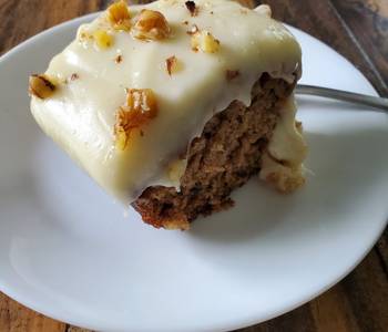 Easy Fast Cooking Zucchini Cake with Cream Cheese Frosting Savory Delicious