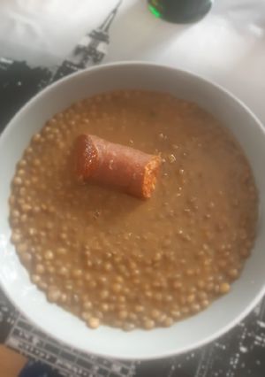 Una foto de Lentejas con chorizo