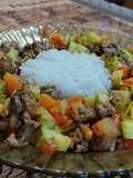 Picadillo de arroz. 🔪