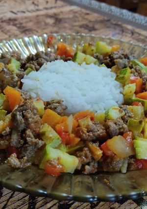 Una foto de Picadillo de arroz. 🔪