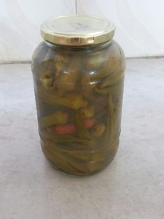 عکسی از دستور ترشی بامیه