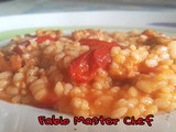 Risotto con Peperoni Rossi e Pancetta Affumicata