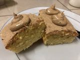 Japanese cotton cheesecake + Filling Dalgona Coffee (takaran Sendok)