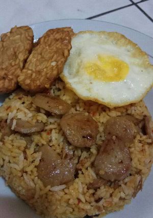 Foto resep Nasi goreng baso