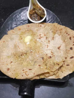 A picture of Moong Dal - Cabbage Paratha.