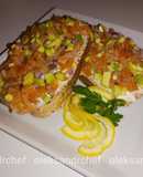 Брускети з червоною рибою 🐟 /Bruschetta with red fish