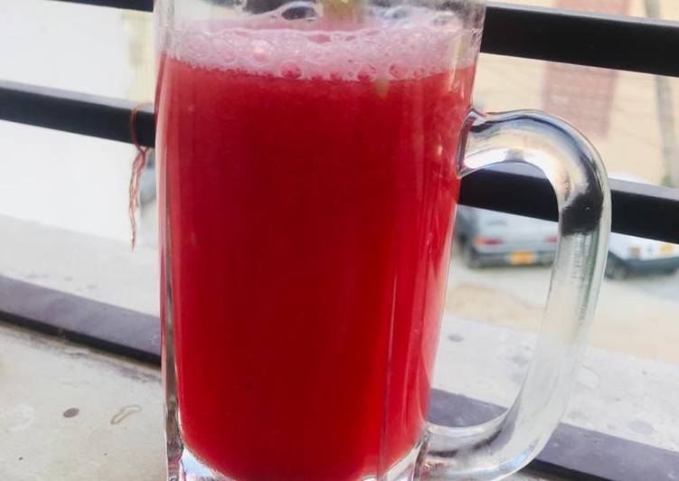 Step-by-Step Guide to Prepare Homemade Water melon juice