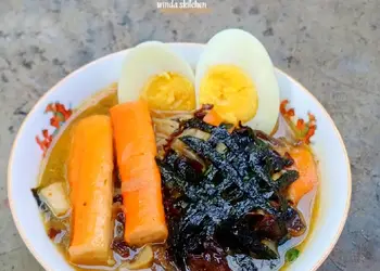 Masakan Unik Ramen shirataki Nikmat Lezat