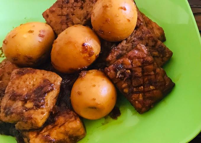 Ternyata begini loh! Resep bikin Bacem Tempe Tahu Telur dijamin sesuai selera