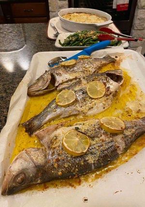 Garlic butter whole fish রেসিপির প্রধান ছবি