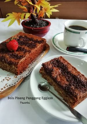 Foto resep 624.Bolu Pisang Panggang Eggless