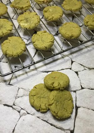 Foto resep Green Tea Cookies (Kukis geprek)