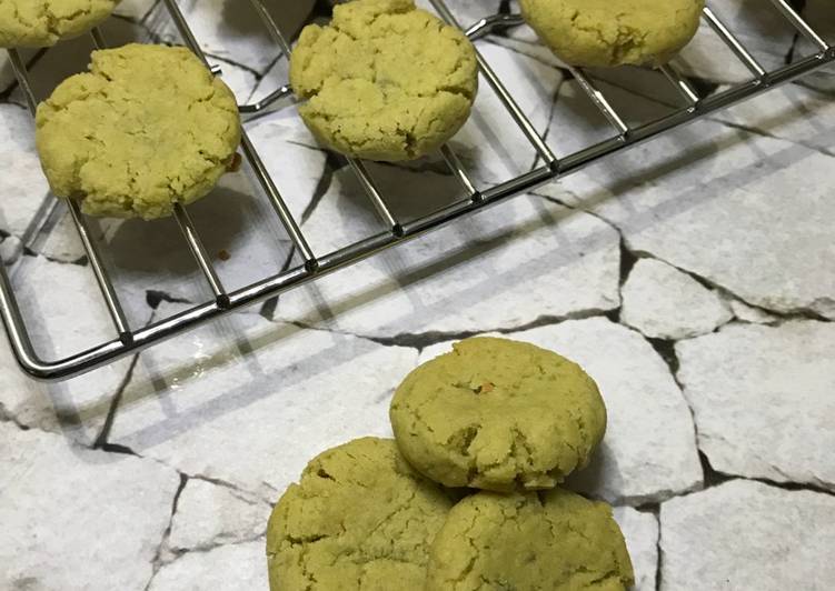 Green Tea Cookies (Kukis geprek)