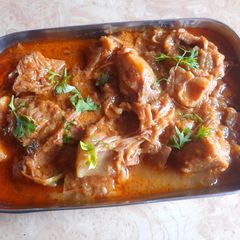 A picture of Raw jackfruit In gravy.