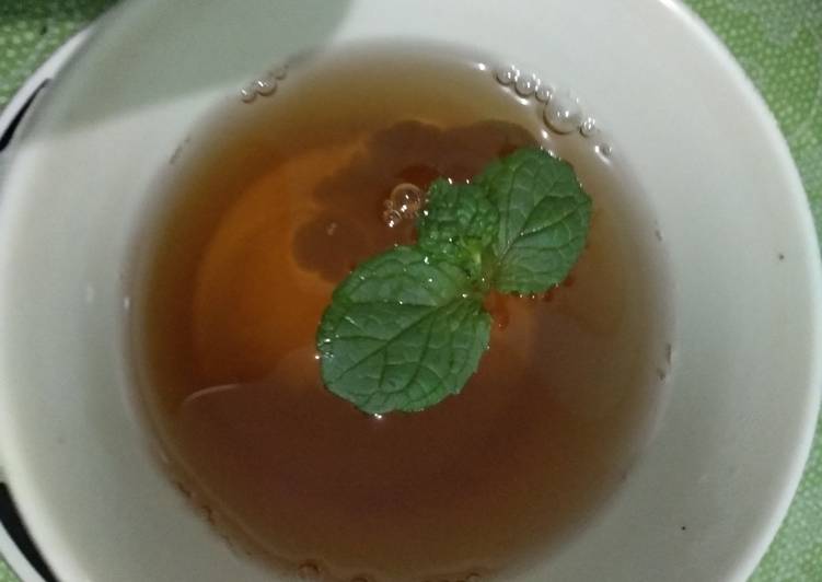 Resep Teh Daun Mint Anti Gagal