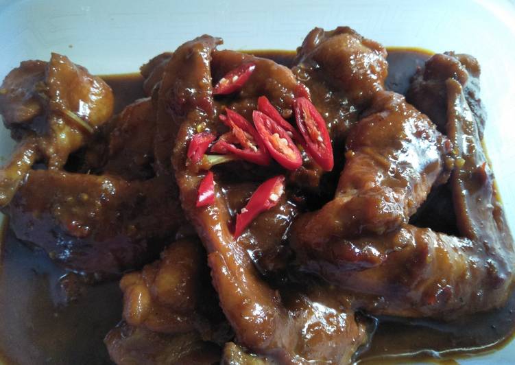 Resep Ayam rendang glabed Lezat