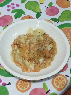 Una foto de Calabaza roja con cuscus