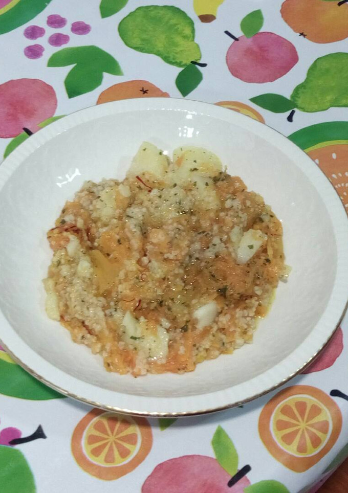 Una foto de Calabaza roja con cuscus